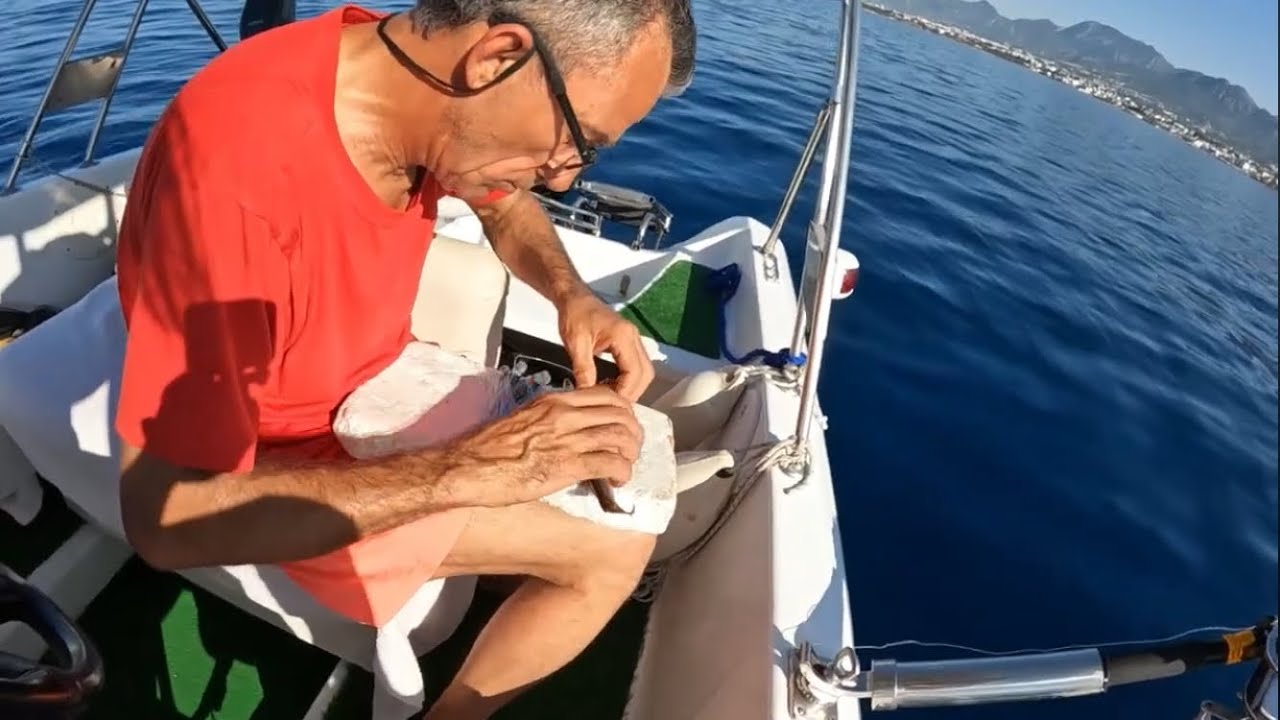 Balık bulucu, balık avı, balıklarla yüzme vs. :) #kıbrıs #girne #tekne #balık #kıbrıstayaşam