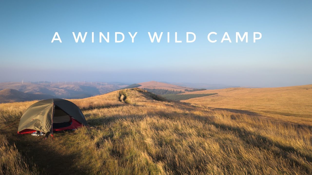 A windy wild camp