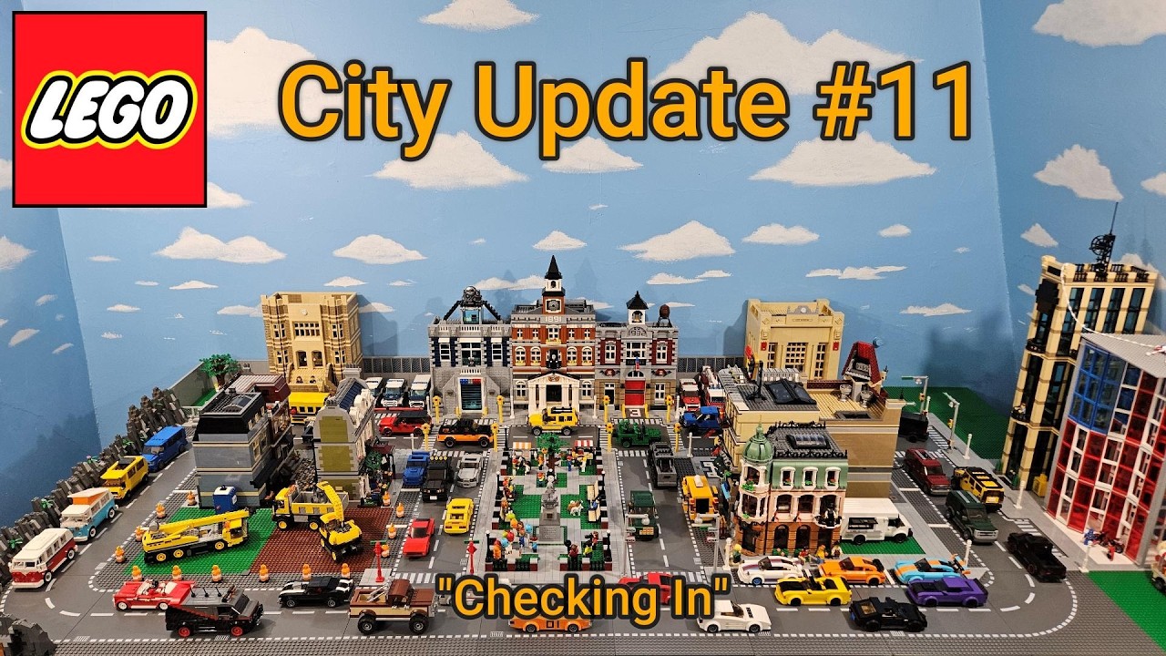Обновление LEGO City № 11 — «Проверка состояния» — НОВЫЕ модульные здания и многое другое!!