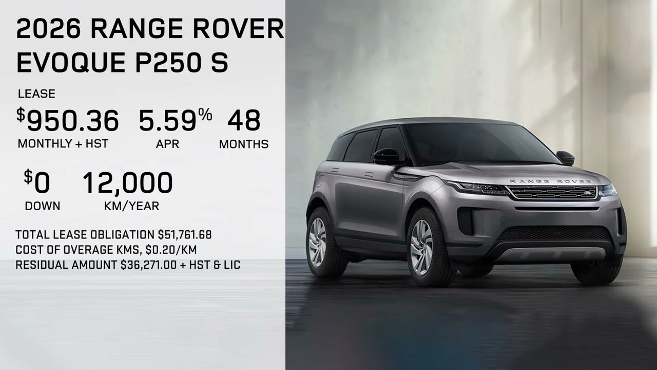 2026 Range Rover Evoque P250 S | Land Rover Windsor | October 2025