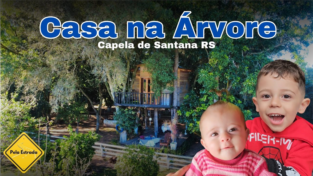 Uma casa na árvore? Venha conosco conhecer a Casa na Árvore na cidade de Capela de Santana