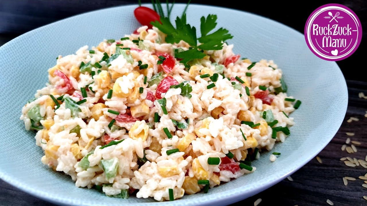 Manus bunter Reissalat  Thermomix® TM5/TM6