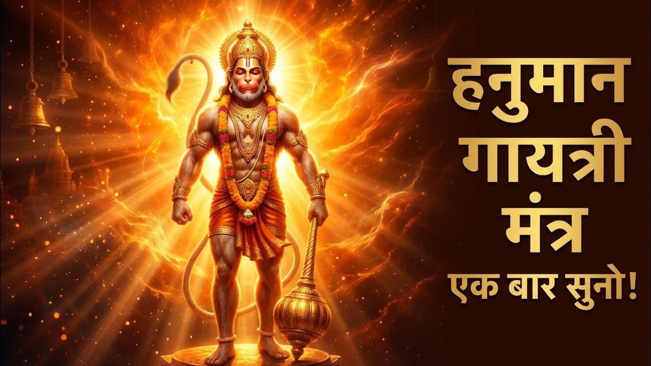 हनुमान गायत्री मंत्र | Hanuman Gayatri Mantra | For Peace, Protection & Inner Strength