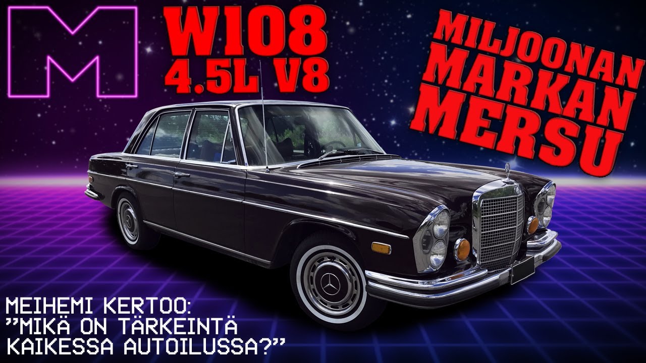 KOEAJOSSA - MERCEDES-BENZ 280 SE (W108) 4.5 V8 -72 (4K)