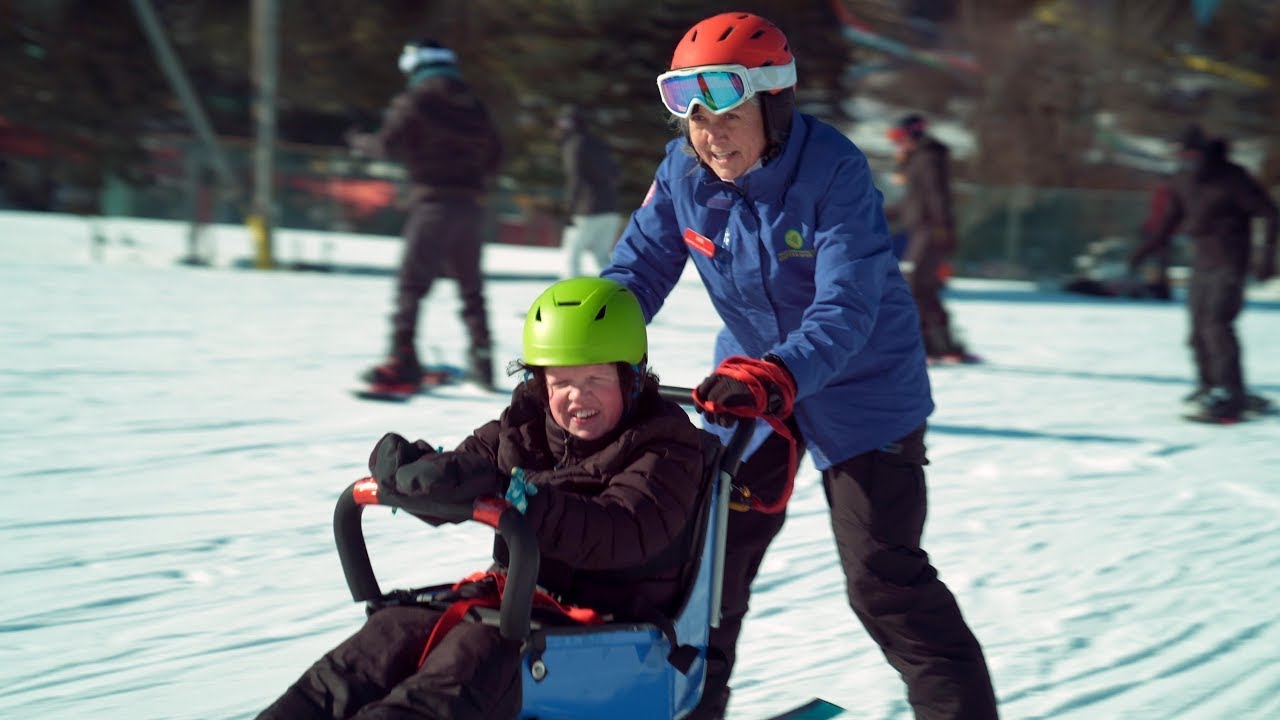 Temple recreational therapy instructor hits the slopes to teach adaptive skiing