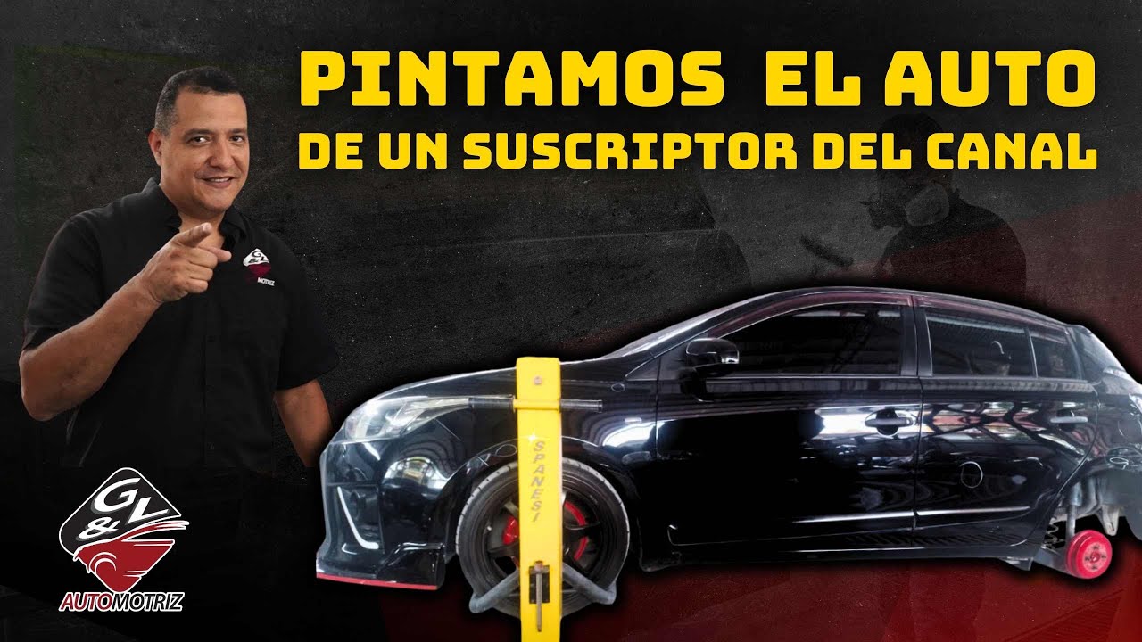TOYOTA YARIS / clear del supra tuner garage / PINTURA COMPLETA / Tecnicas de pintura