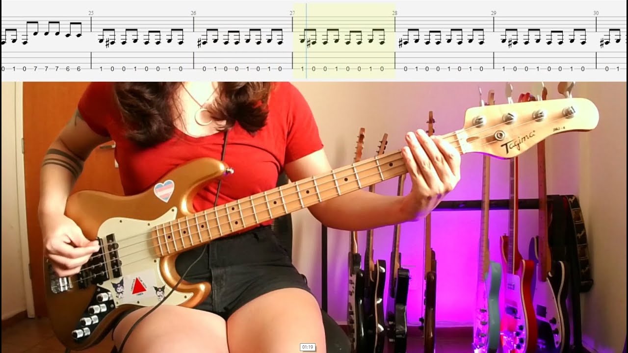 Sepultura - Spit (Bass Cover With Tabs)
