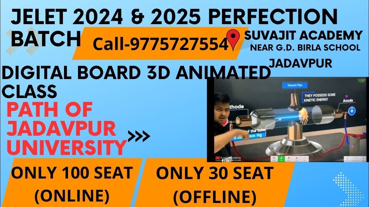 Jelet 2024 and 2025 perfection batch online offline | PATH OF JADAVPUR UNIVERSITY | # ju