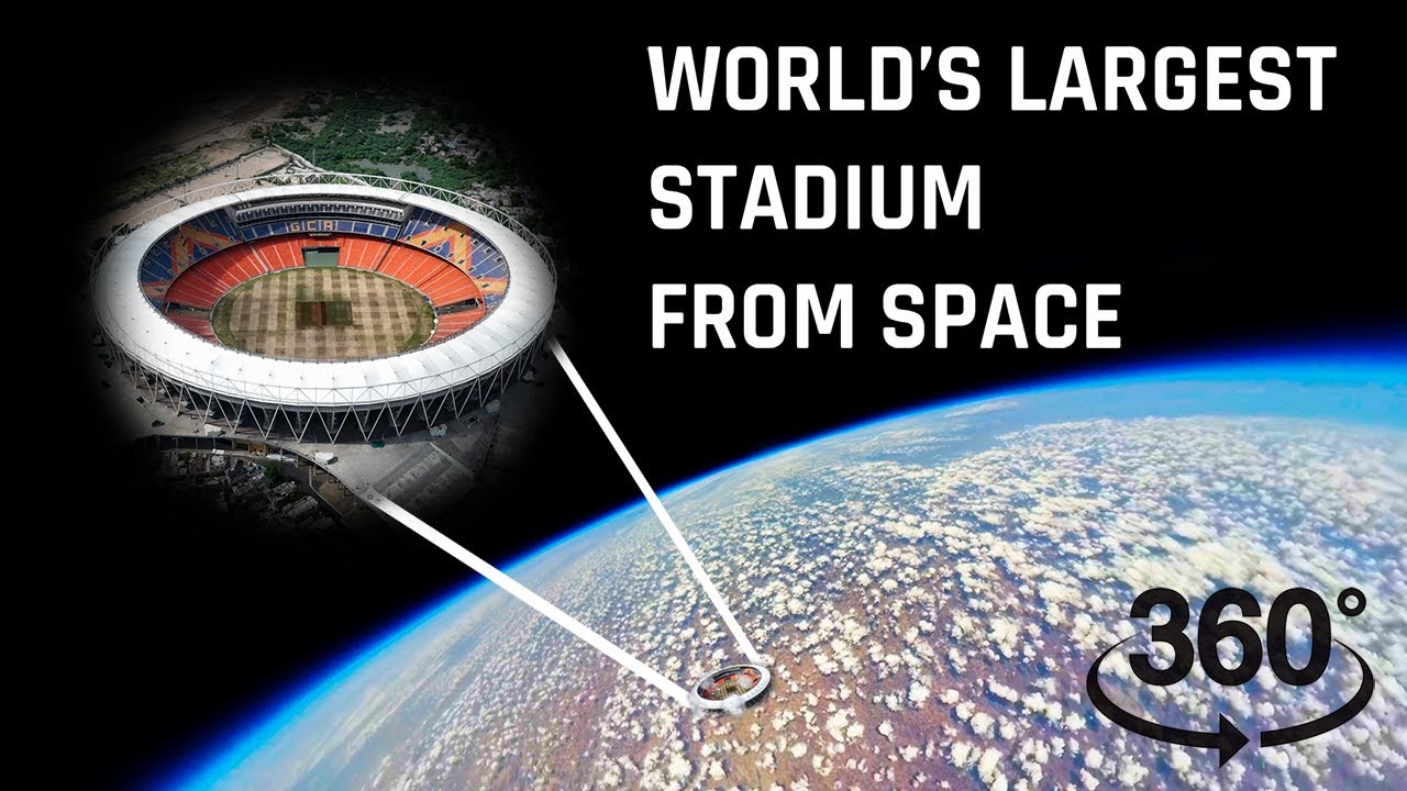 Modi Stadium Space Launch | 8K VR 360 Video