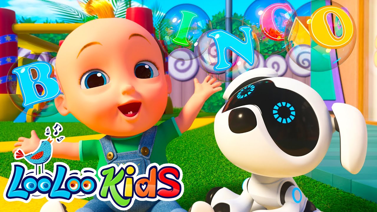 Bingo + Wild Animal Sound | more Children Music and Nursery Rhymes | by LooLoo Kids