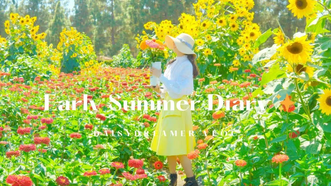 Early Summer Diary ✨ | Cozy Afternoon Tea, Flower-picking, The Mid-Year Reset | Magical Days in June