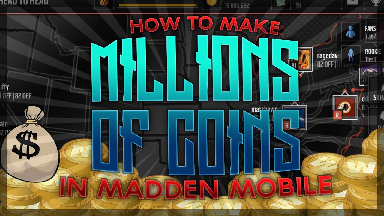 BEST COIN MAKING METHOD IN MADDEN MOBILE 16! | 150k+ Per Hour! | Super Easy!