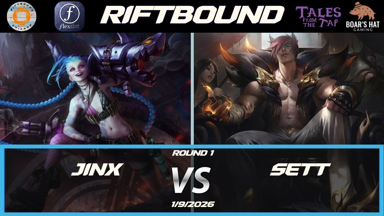 Jinx VS Sett   [Riftbound Gameplay Round 1]