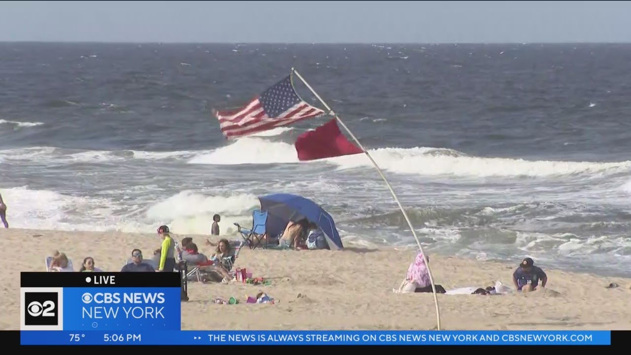 Jersey Shore beachgoers enjoy sun and surf on Memorial Day