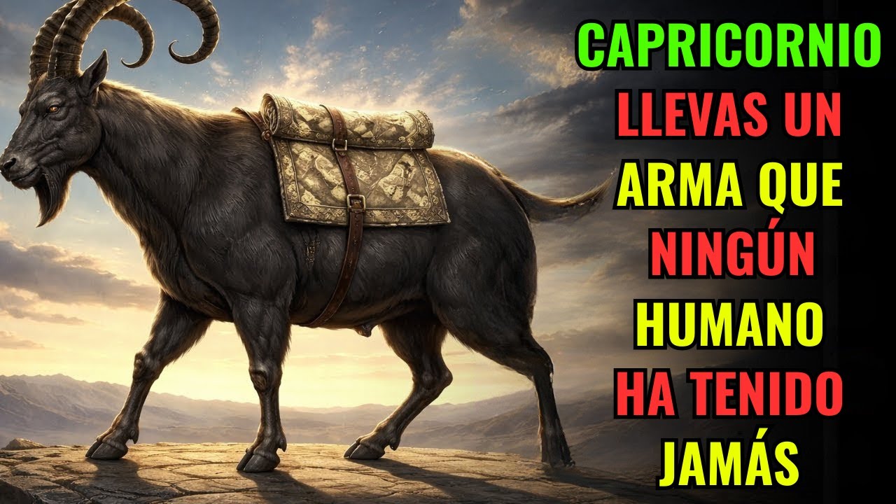 ♑🛡️ CAPRICORNIO – EL CIELO TE DIO UN ARMA ESPIRITUAL QUE NADIE MÁS POSEE