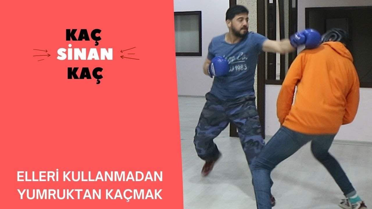 ELLER BAĞLI KAÇIŞ - Yumruk yemek aslında zor iş !