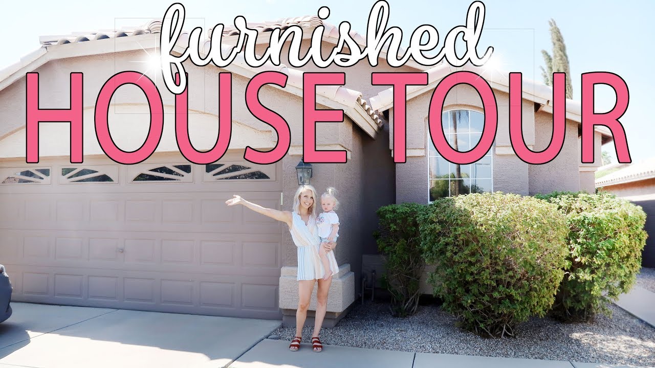 FURNISHED HOUSE TOUR 2018 / FAMILY OF 3 / MID CENTURY MODERN INSPO