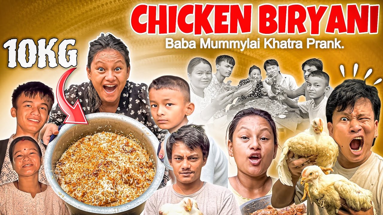 FIRST TIME YETRO CHICKEN BIRYANI BANAIYO 😳 || 10 किलो Chicken Biryani Mukbang गर्दै 😅 | Eating Video
