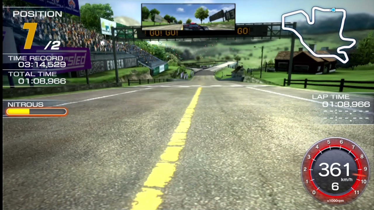 Ridge Racer (Vita), Crinale Duel win with Wisdom in Highland Cliffs R
