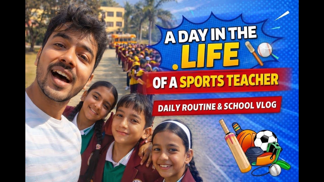 A Day in the Life of a Sports Teacher🏏 | Daily Routine of a Physical Education Teacher | School Vlog