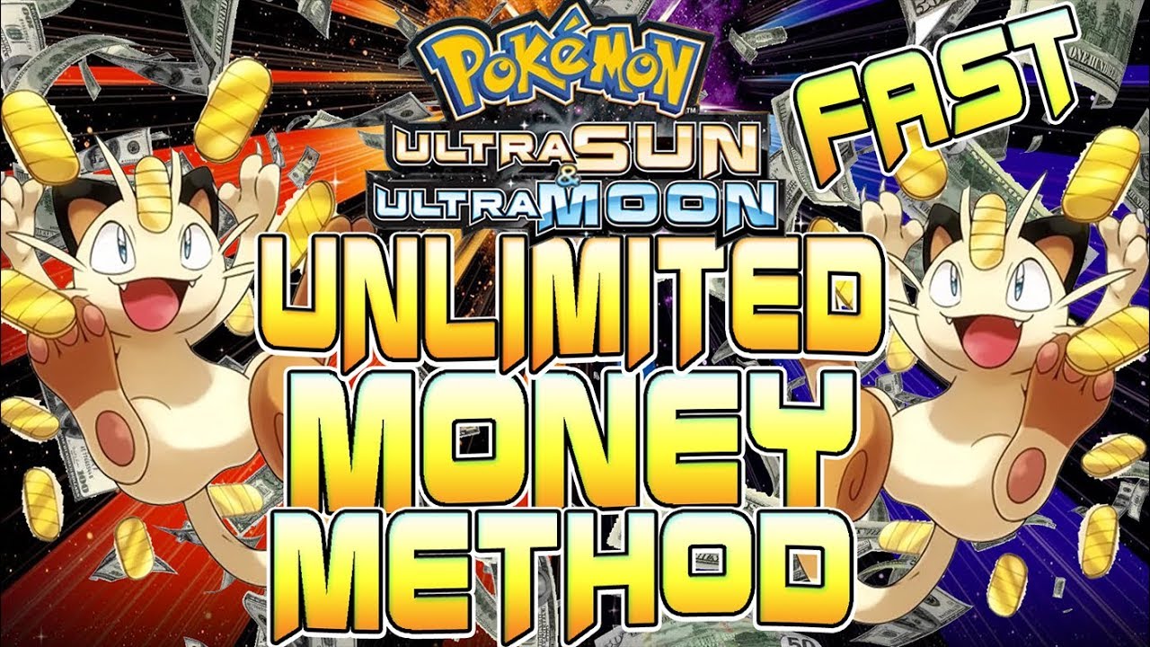 UNLIMITED MONEY METHOD in Pokemon Ultra Sun and Moon - Fast Money Making USUM Guide (Easy Money)