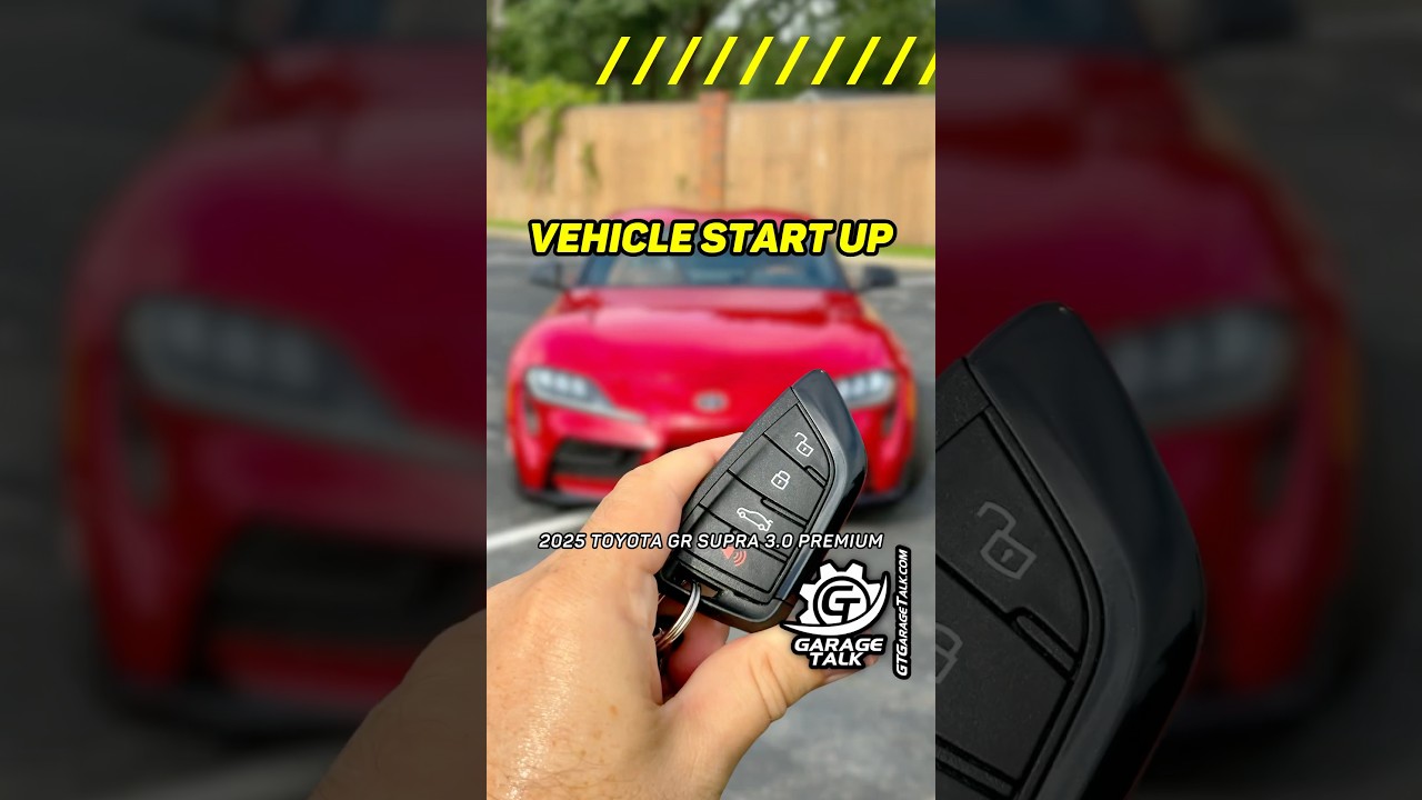 Vehicle Start Up // 2025 Toyota GR Supra