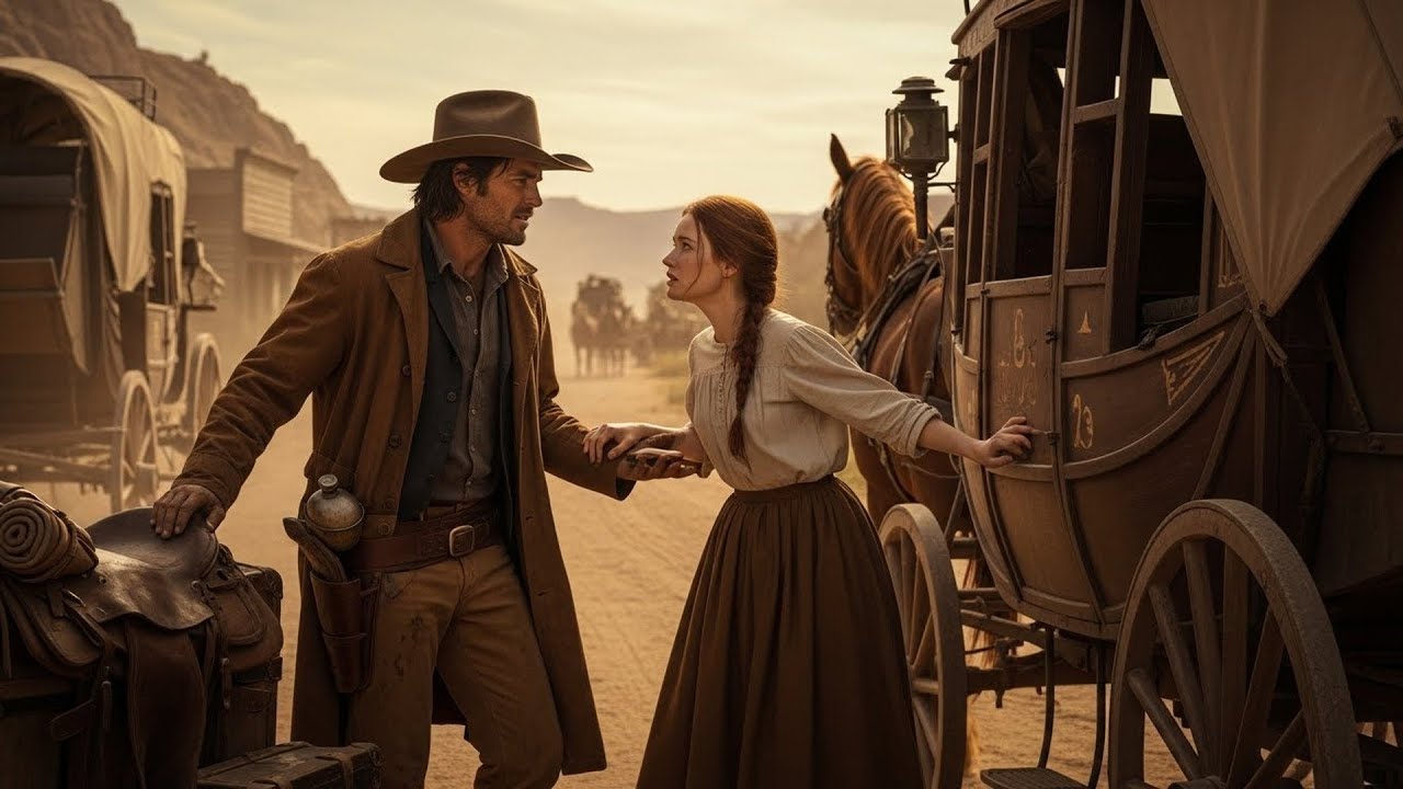 A Cowboy Stopped The Stagecoach Before She Was Taken Away, And Asked Her To Stay Forever