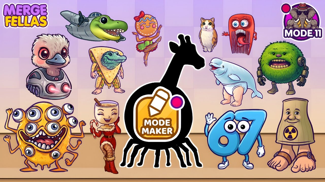 Merge Fellas Italian Brainrot 24 Maker Mode 11 Gameplay | NEW MODE – Reaching Max Level
