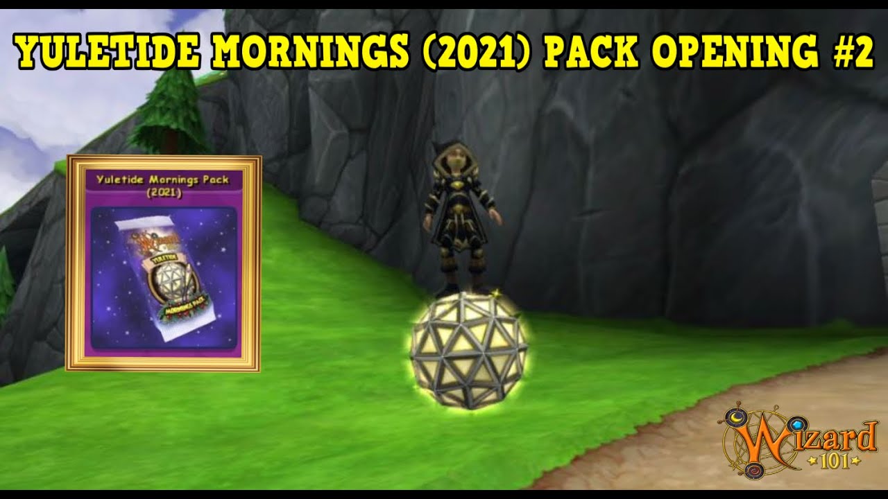 Wizard101 : YULETIDE MORNINGS (2021) PACK OPENING #2