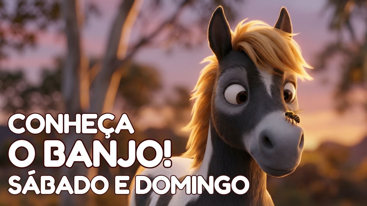 Banjo, o Cavalo Selvagem | Trailer Oficial | Estreia neste Fim de Semana! 🐴 Desenho para Crianças