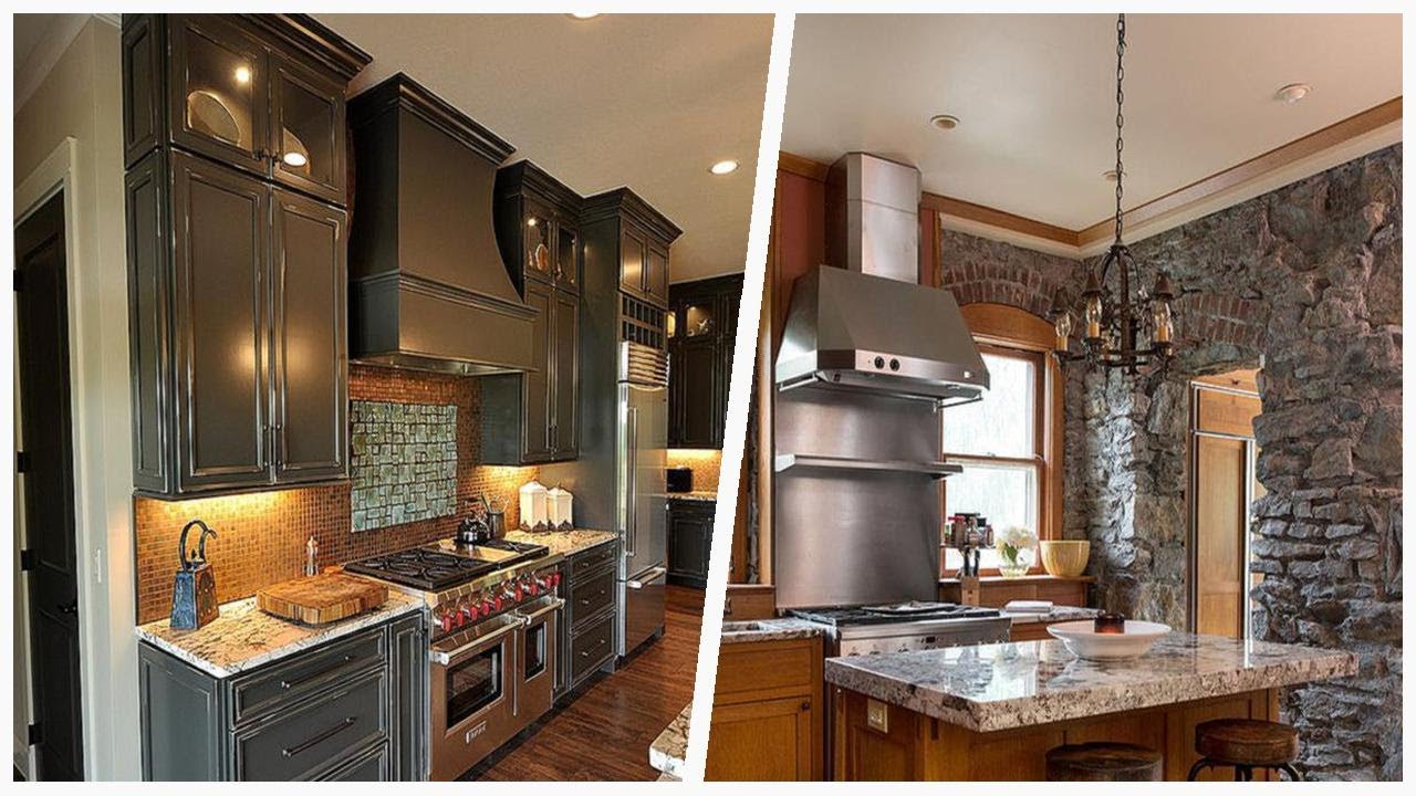 75 Rustic Kitchen With Metal Backsplash Design Ideas You'll Love 🥰