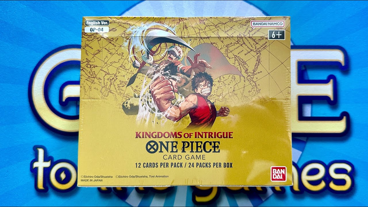 ONE PIECE: KINGDOMS OF INTRIGUE DISPLAY BOX Opening/Unboxing OP04