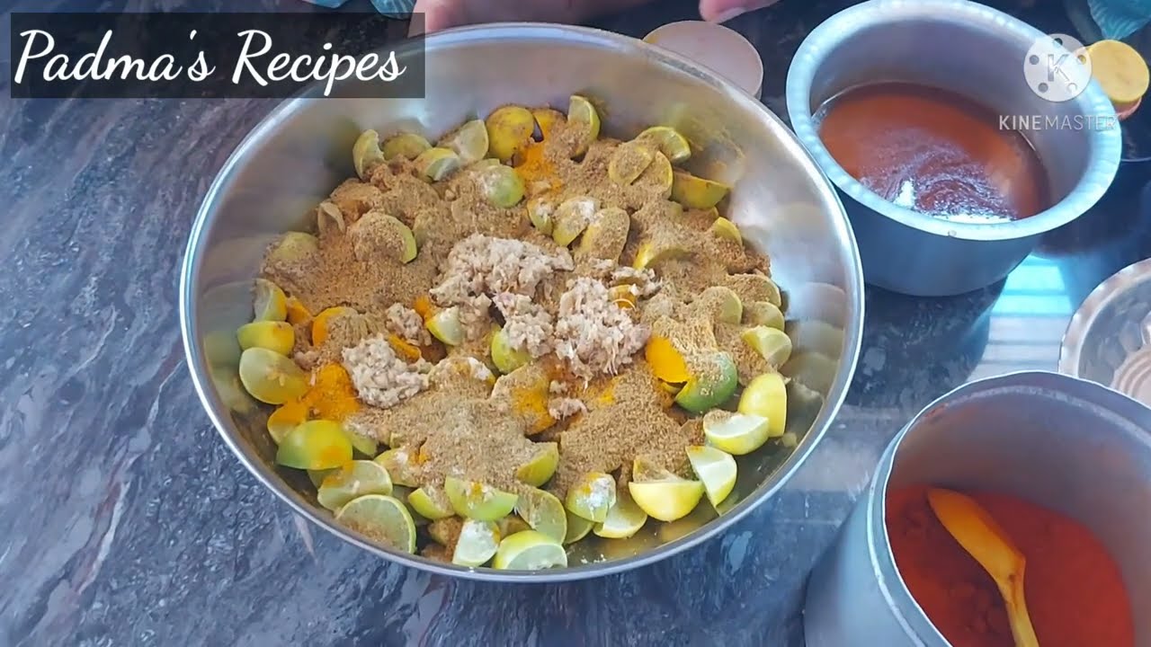 #ನಿಂಬೆ ಹಣ್ಣಿನ ಉಪ್ಪಿನಕಾಯಿ/ಅವ್ವ ಮಾಡಿದ್ದು #Mothersrecipe #lemonpicklesathome #Padma'sRecipes #Recipesin