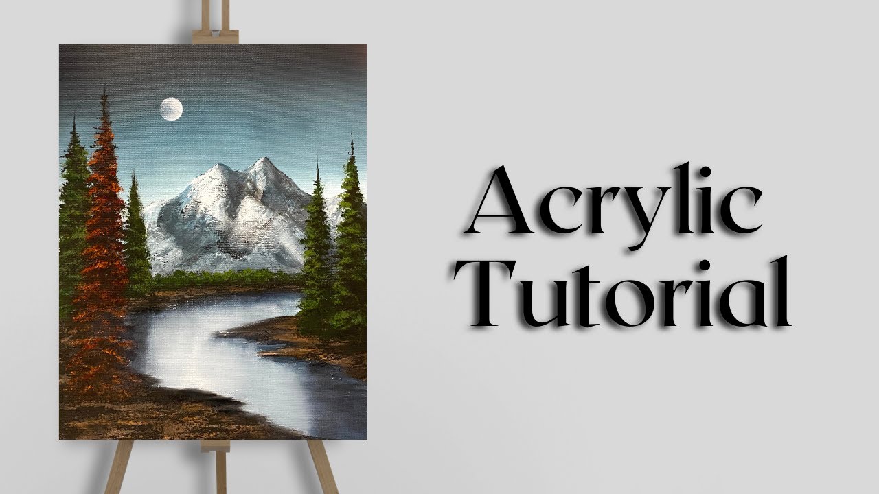 Acrylic Landscape Painting Tutorial