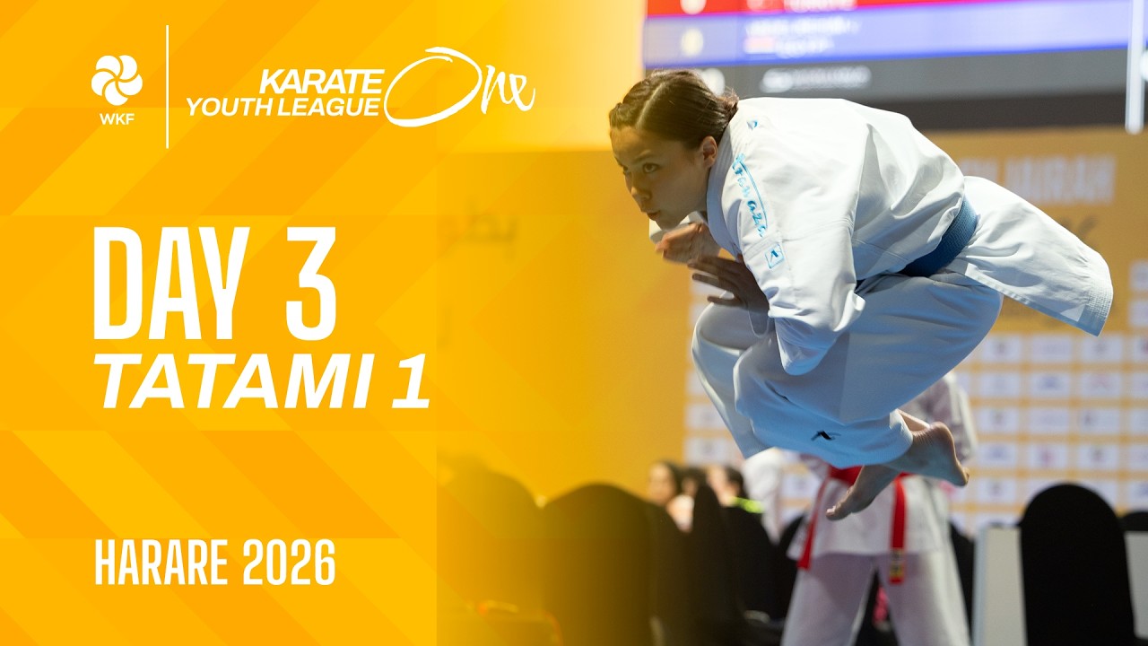 LIVE 🔴 Karate One Youth League HARARE | Saturday - Tatami 1