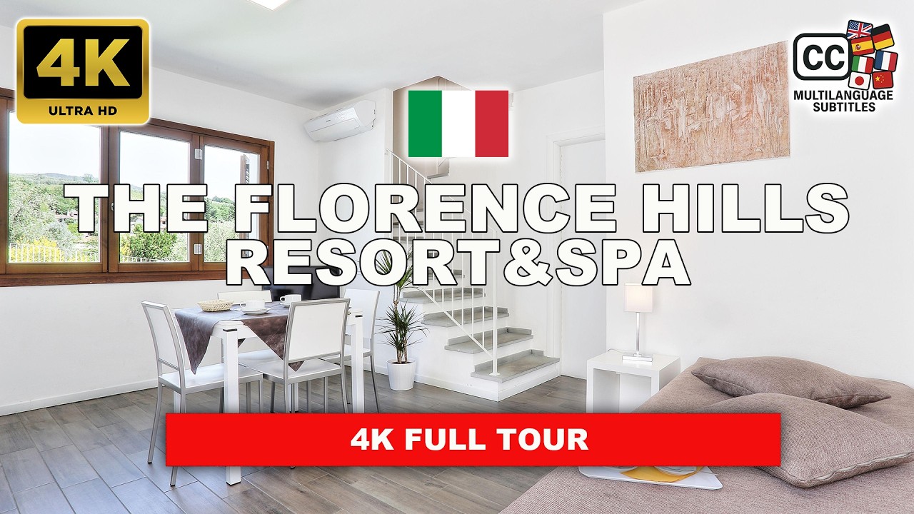 🇮🇹 The Florence Hills Resort & Wellness, Pelago (Италия) [4K] | Отель и спа в тосканских холмах