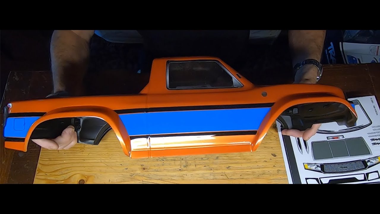 Traxxas TRX4 Sport 2 body painting