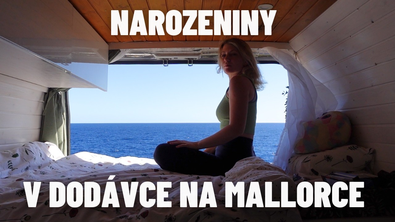 Parkuju na útesech na Mallorce 😱 (odsud zase nevyjedu 😄)