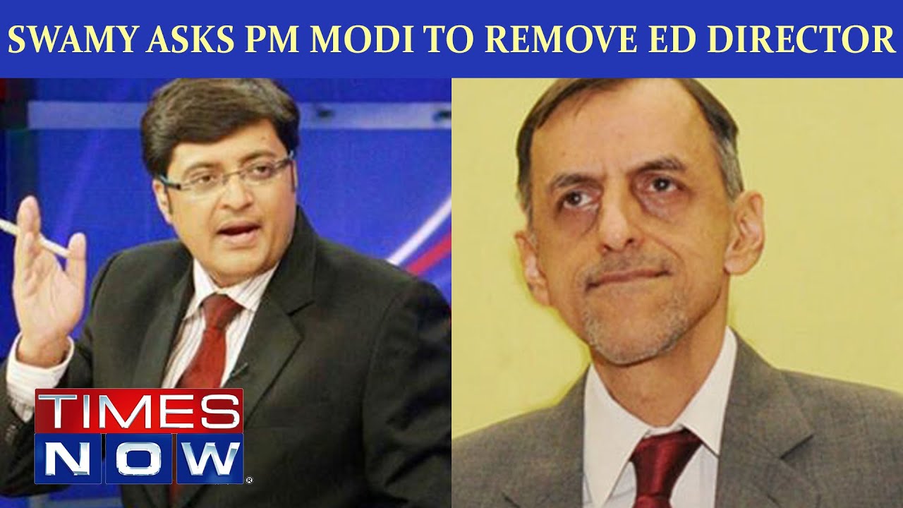 Swamy Writes To PM Modi To Remove ED Director