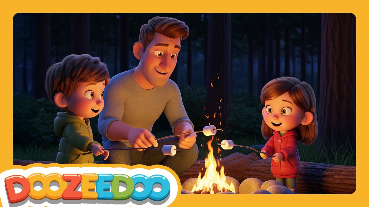 Camping Song for Kids | Fun Outdoor Adventure Music with Marshmallows, Campfires & Starry Skies!