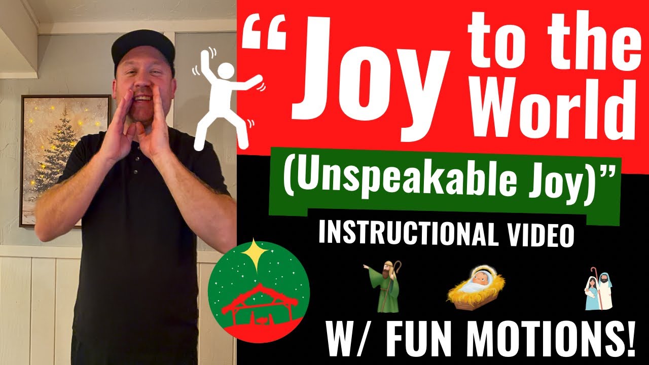 “Joy to the World (Unspeakable Joy)” Waterline Church Christmas Program 2025 Instructional Video