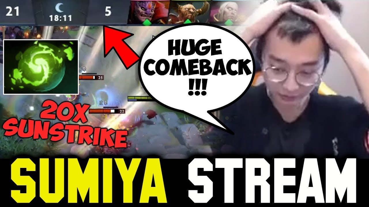 21-5 BIG Comeback with Refresher Cataclysm | Sumiya Invoker Stream Moment #445