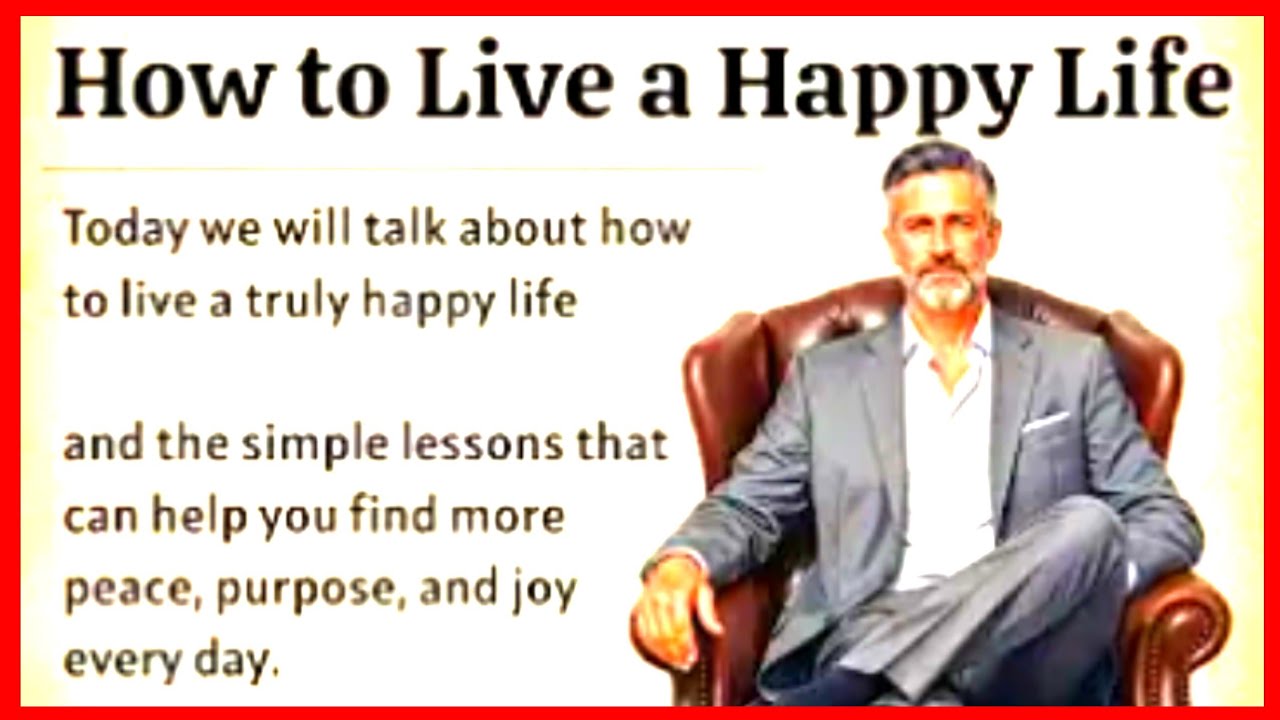 How to Live a Happy Life – Secrets of Happy Life | Graded Reader | Improve Your English