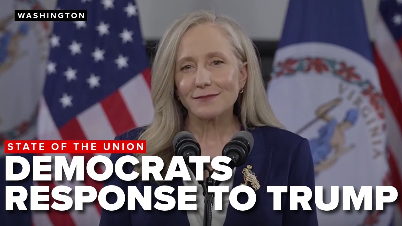 Abigail Spanberger, the Democrat gives State of the Union response