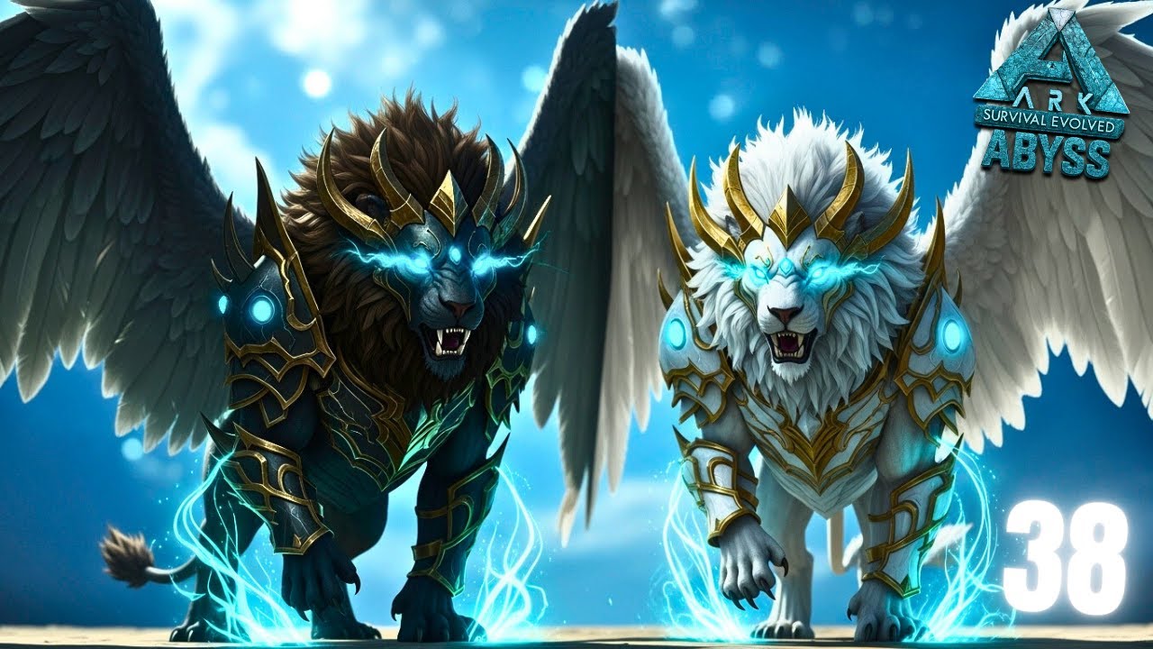 The HYBRID LION Boss That TRANSFORMS Into DARK & LIGHT (DAY 38) 😱Ark Survival Evolved