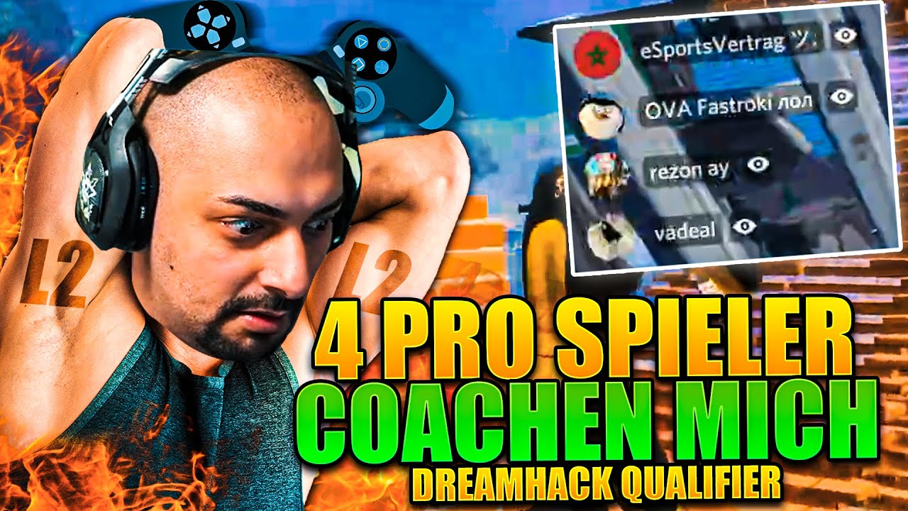😱😰 HABE ICH noch das POTENZIAL zum PRO ? | 4 FORTNITE PROS COACHEN mich | Dreamhack Qualifier 2