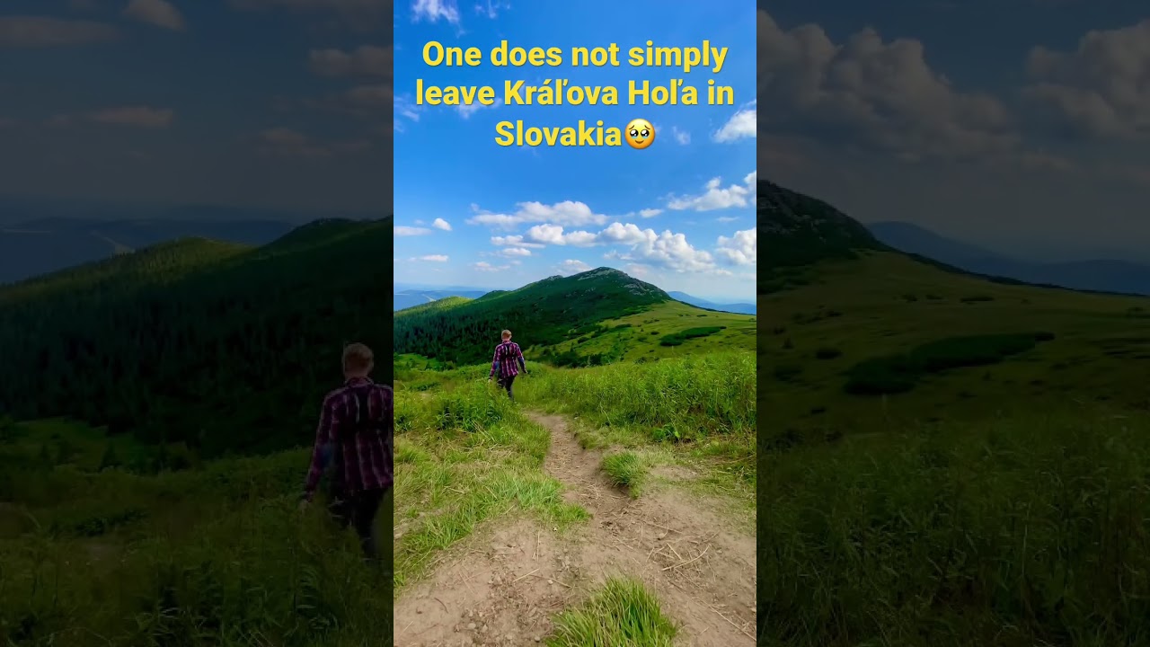 One of the most beautiful places of Low Tatras, it is just too hard to leave Kr&aacute;ľova Hoľa🥹 #tatry