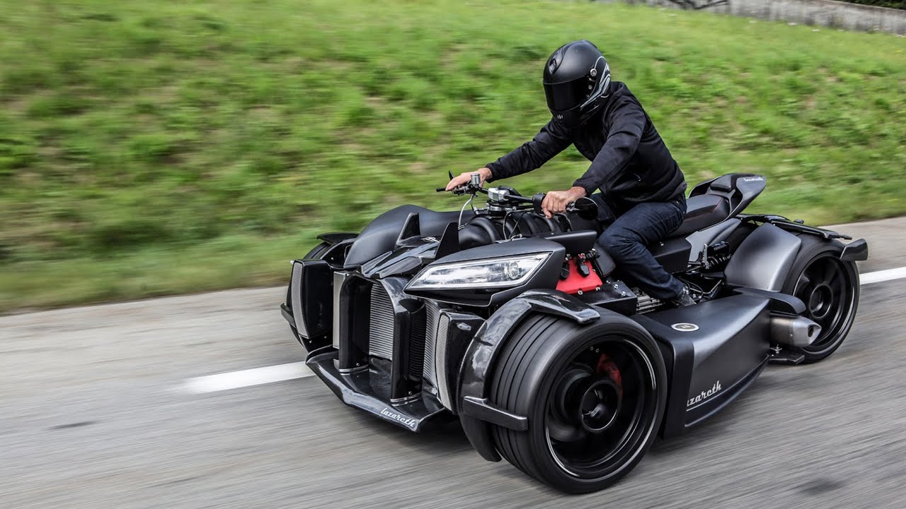 Wazuma V8M - Lazareth - V8 ENGINE POWERED TRIKE