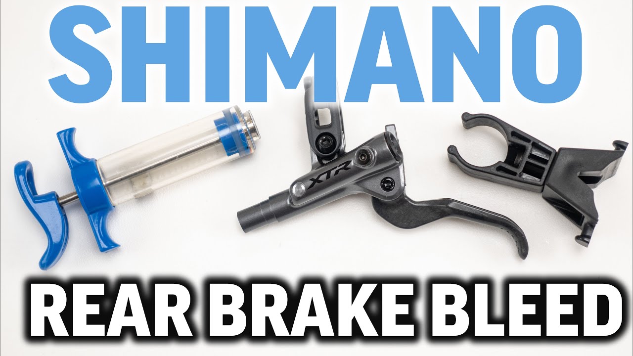 Shimano XTR REAR Brake Bleed guide for beginners. Do yourself a favor, DON'T gravity bleed