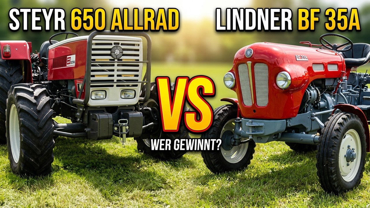 Steyr 650 Allrad vs Lindner BF 35A Which Oldtimer REIGNS SUPREME